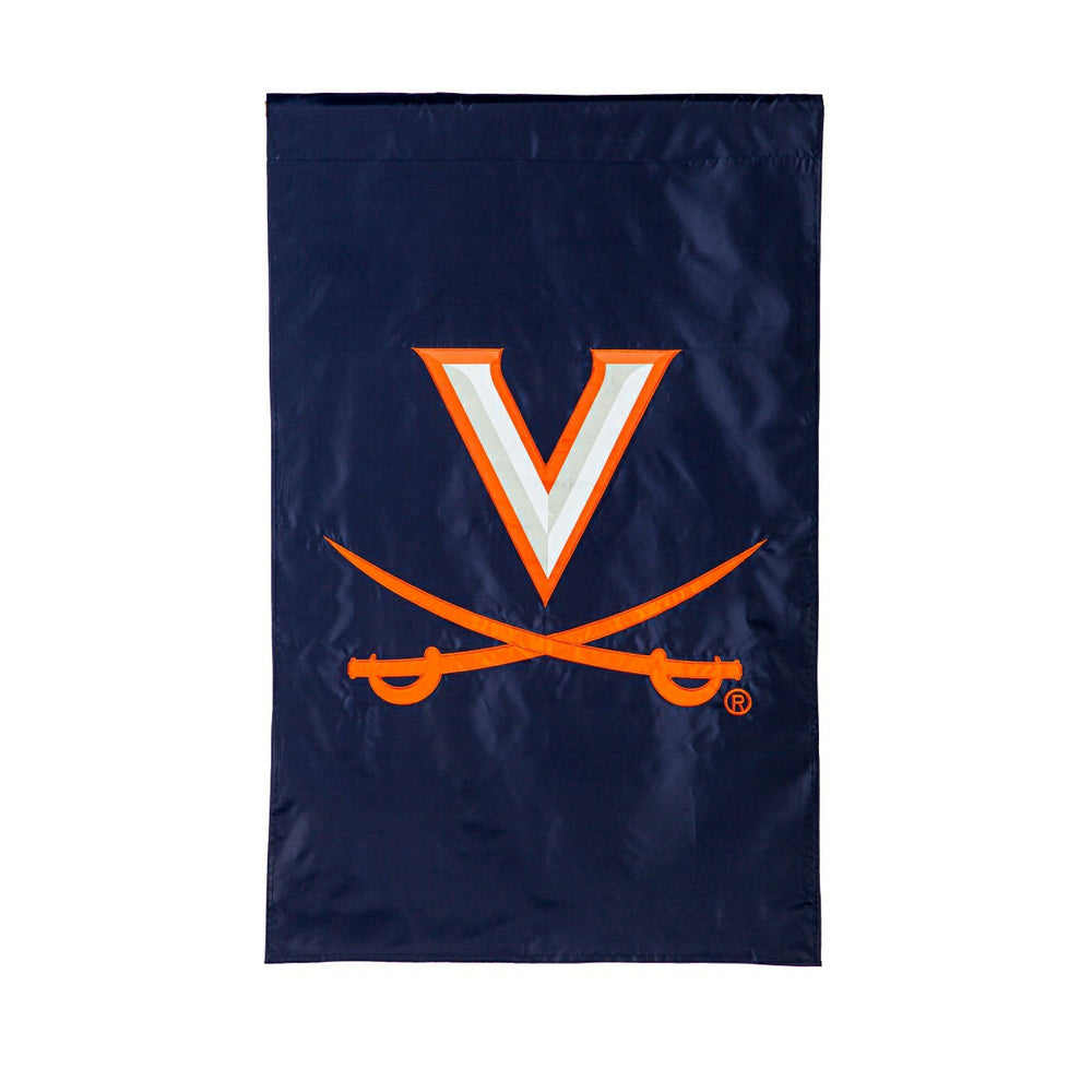 University of Virginia Applique House Flag - Collegiate Home