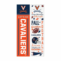 46" Double Sided Leaner, University of Virginia, Fall Seasonal - Collegiate Home