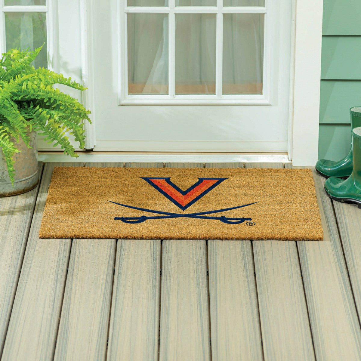 University of Virginia Large Full Color Coir Mat, 36"x24" - Collegiate