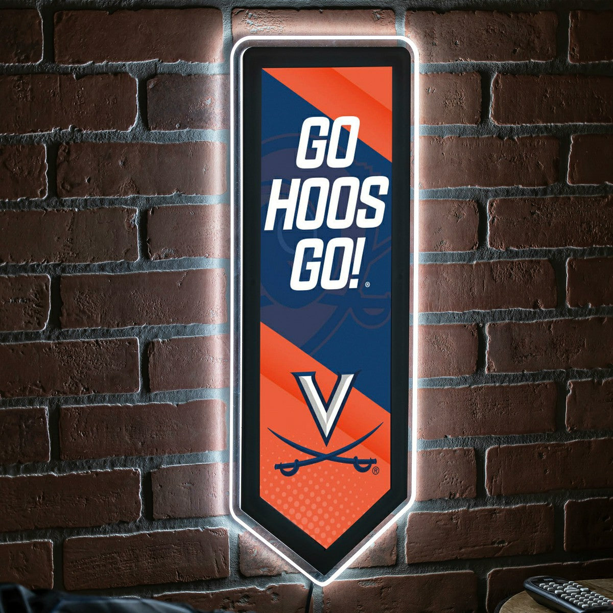 LED Wall Decor, Pennant, University of Virginia - Collegiate Home