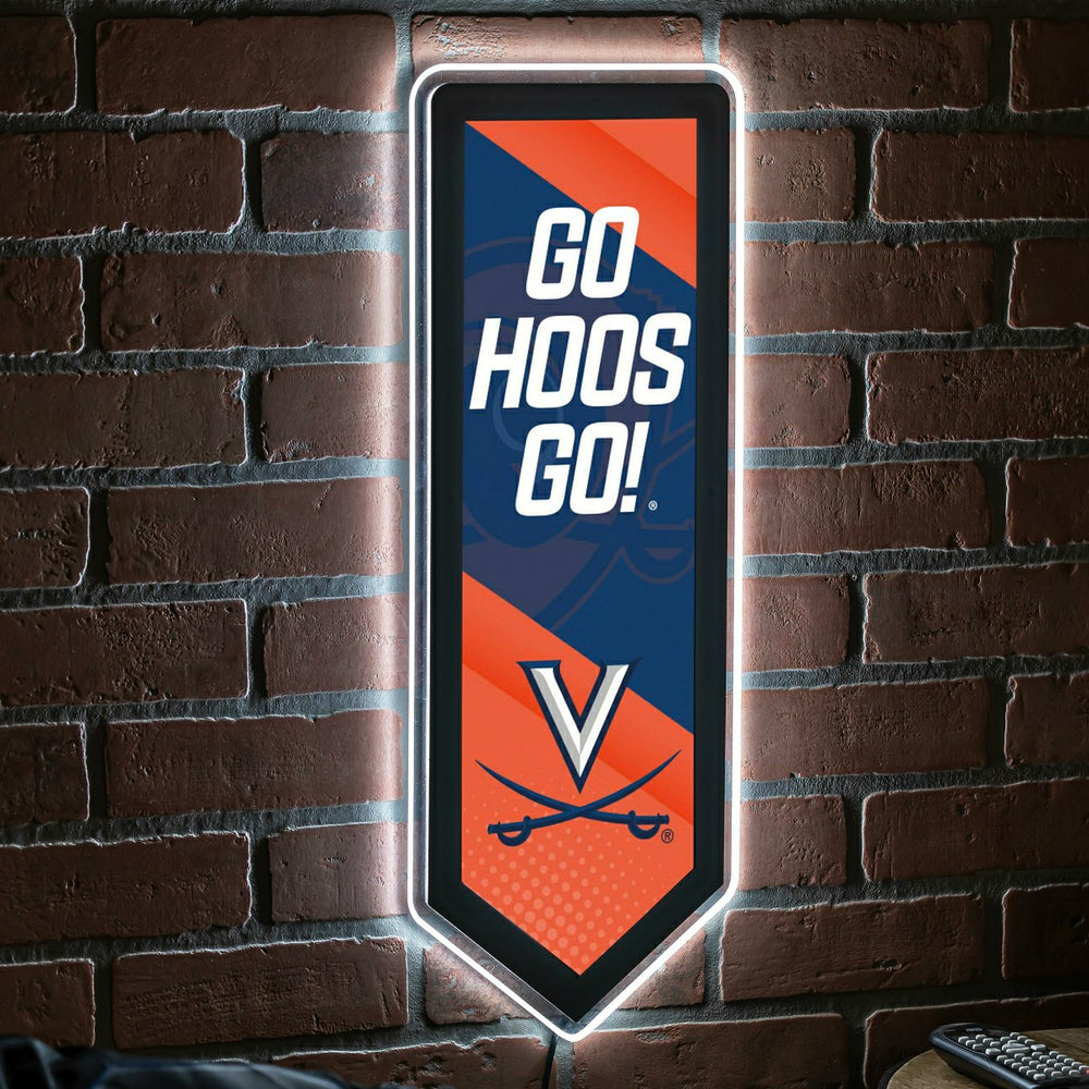 LED Wall Decor, Pennant, University of Virginia - Collegiate Home