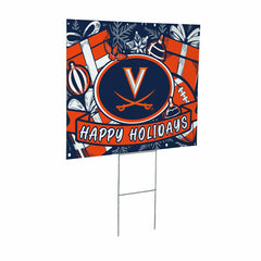 University of Virginia Yard Sign, Holiday - Collegiate Home
