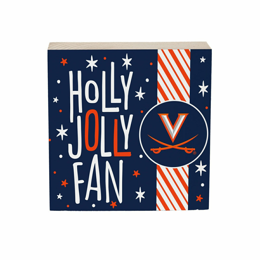 University of Virginia Block, Holiday, 6x6 - Collegiate Home