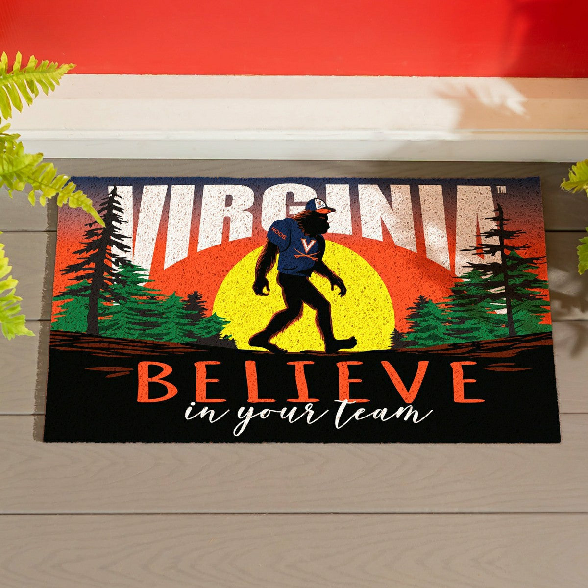 University of Virginia Bigfoot PVC Mat, 28"x16" - Collegiate