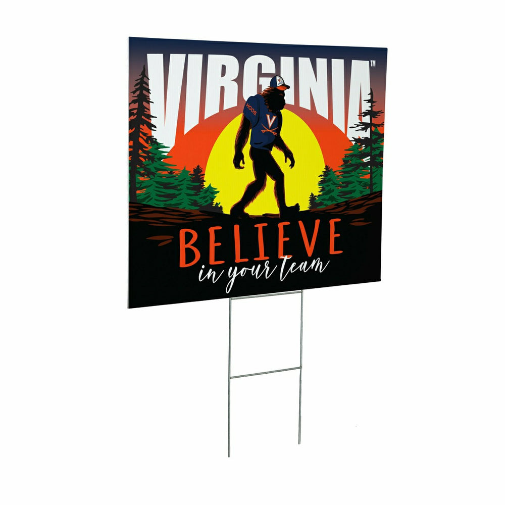 University of Virginia Yard Sign, Bigfoot - Collegiate Home
