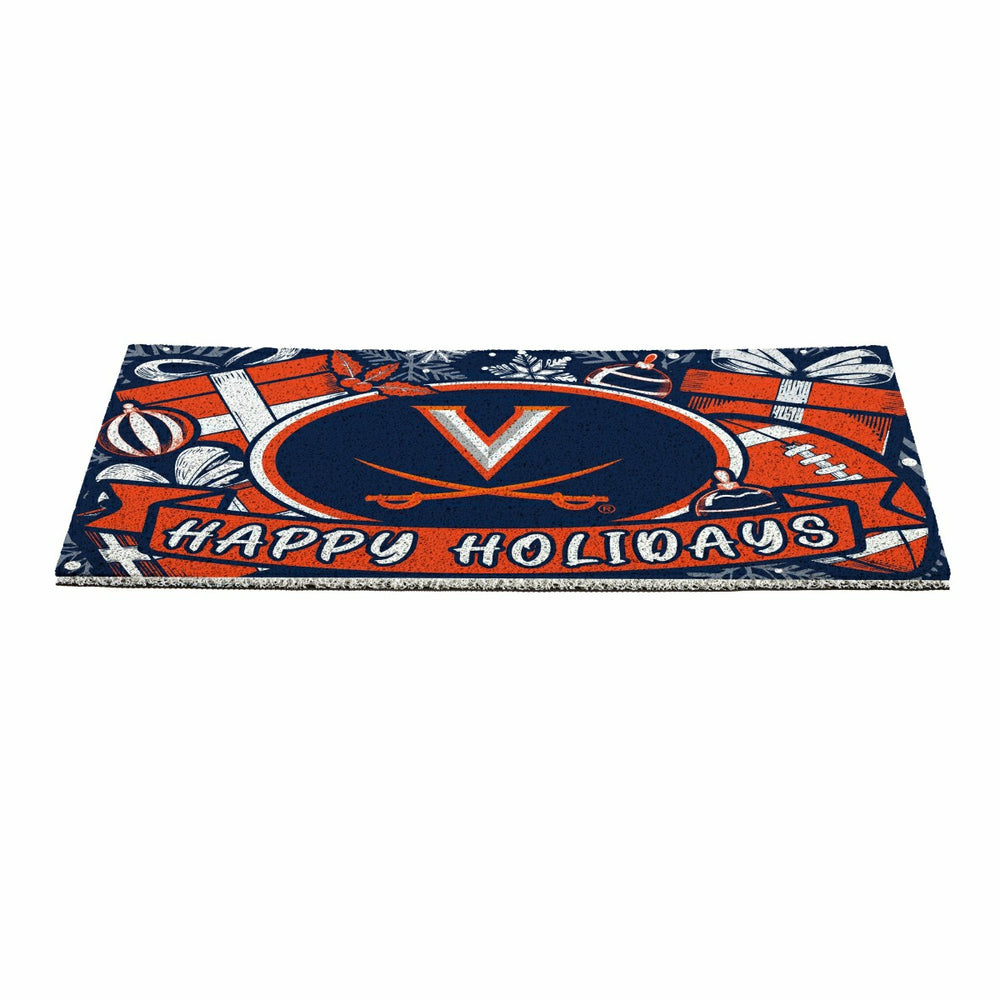 University of Virginia Holiday PVC Mat, 28"x16" - Collegiate