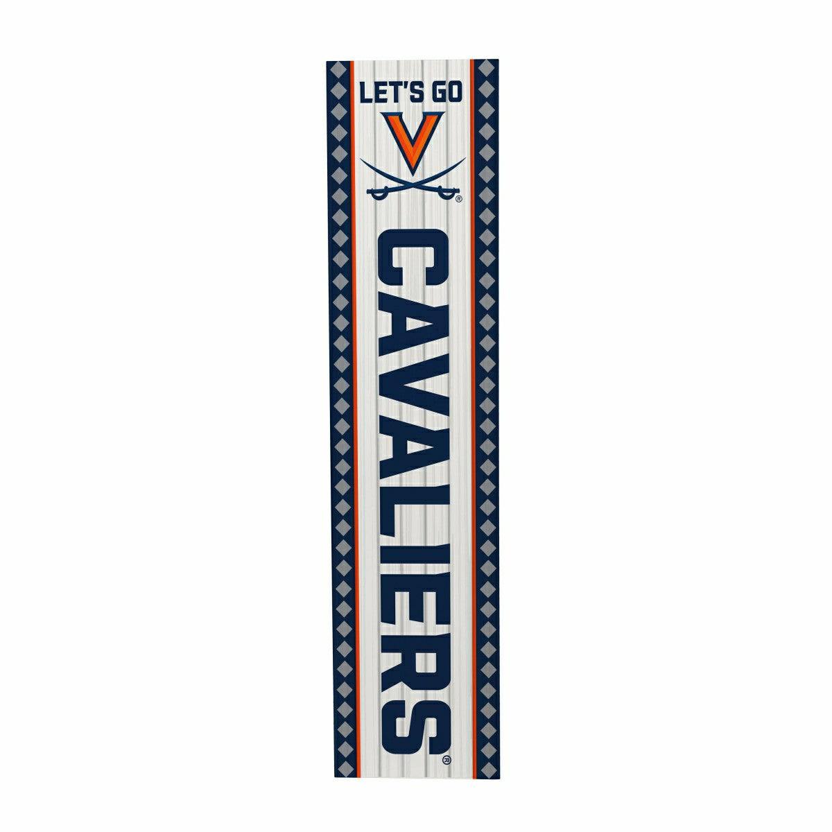 47" Double Sided Leaner, University of Virginia, Christmas - Collegiate Home