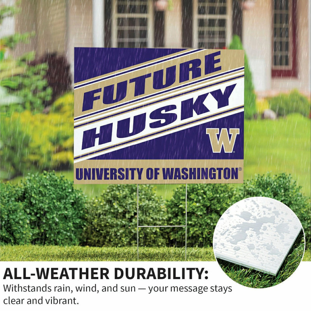 University of Washington Coroplast Yard Sign, Future Student - Collegiate Home