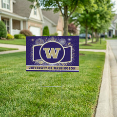 University of Washington Yard Sign, Patriotic - Collegiate Home