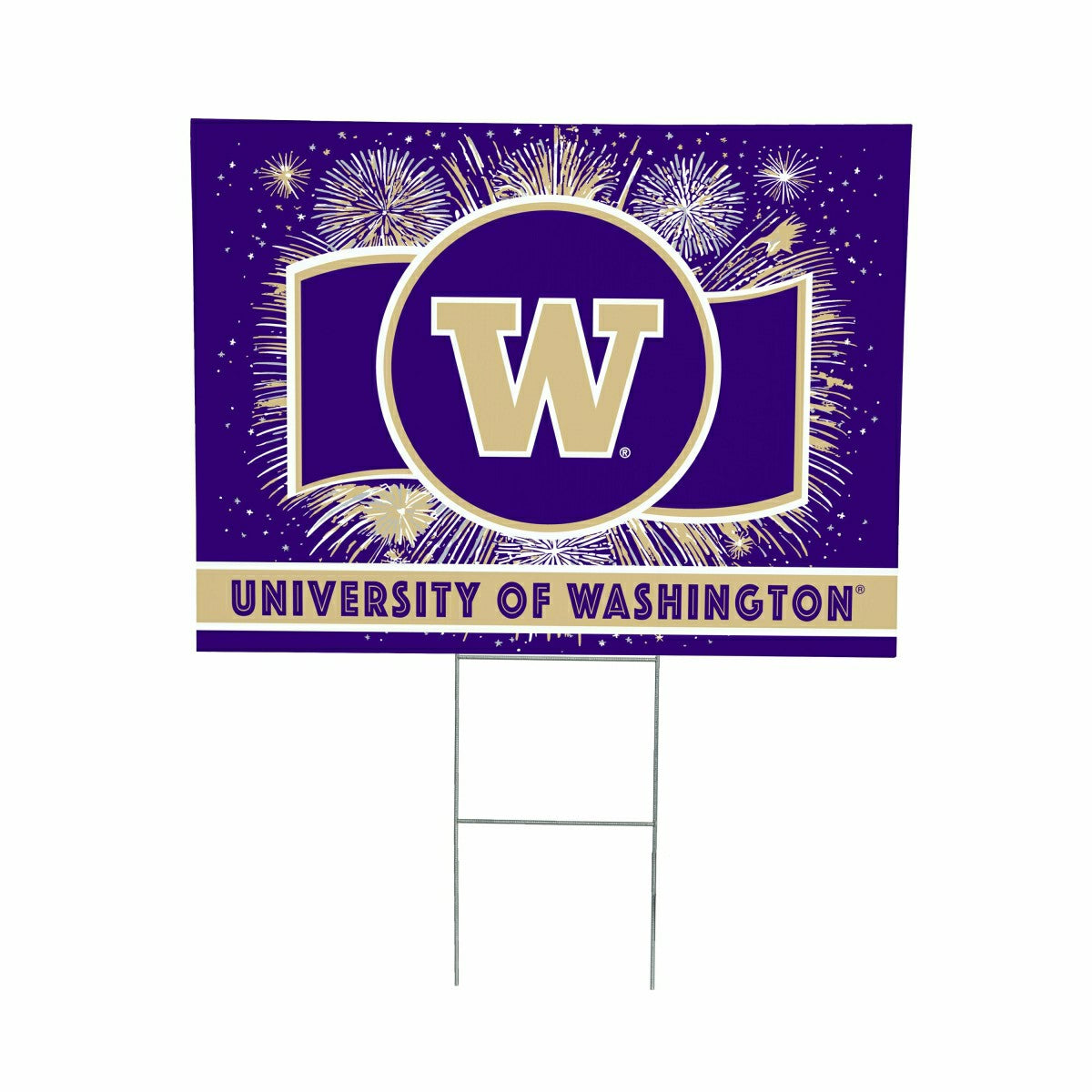 University of Washington Yard Sign, Patriotic - Collegiate Home