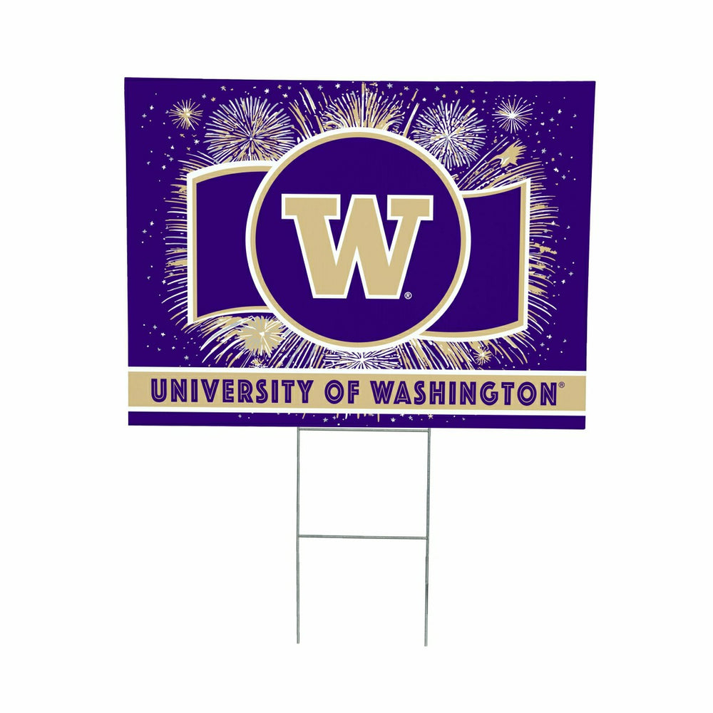 University of Washington Yard Sign, Patriotic - Collegiate Home