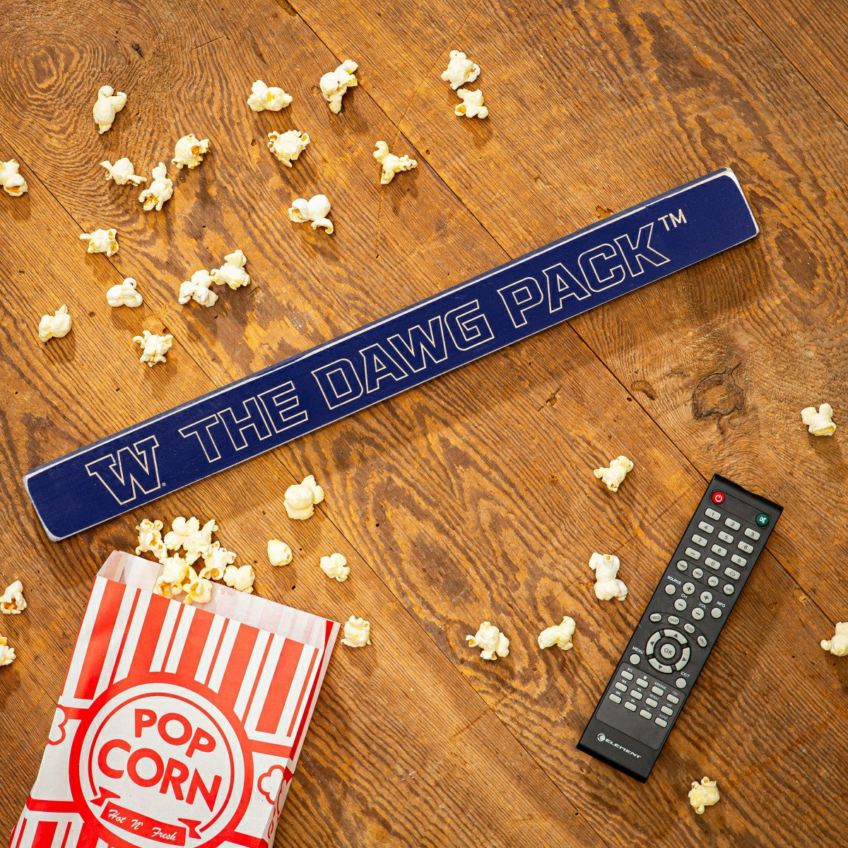 University of Washington Engraved Wood Sign, 1.5" x 18" - Collegiate Home