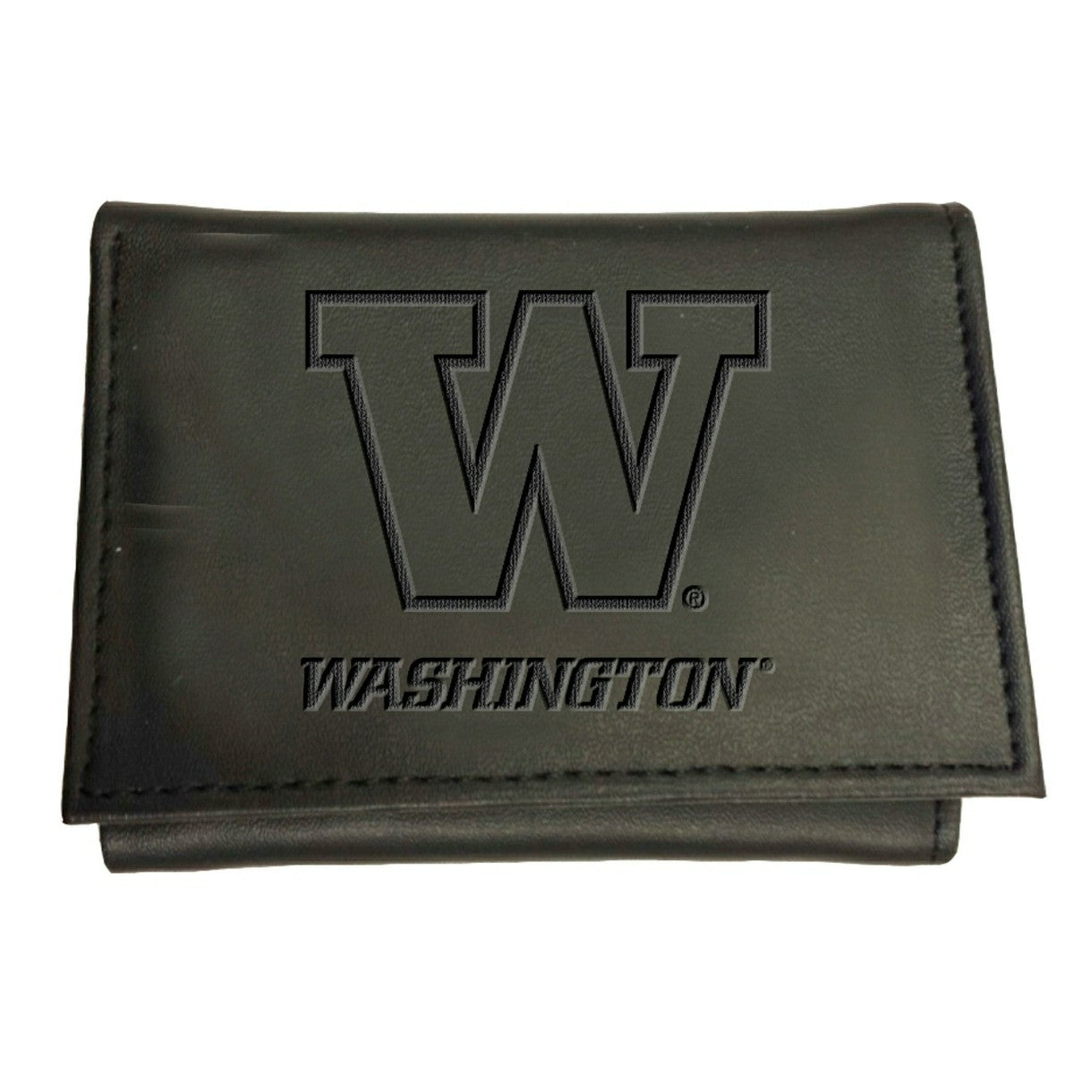 University of Washington, Tri-Fold Wallet, Black - Collegiate Home
