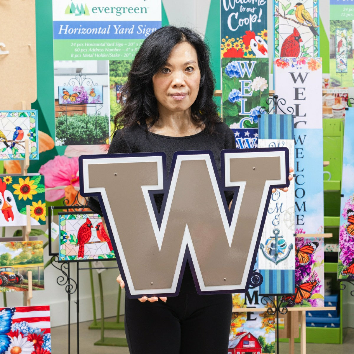 University of Washington Premier Metal Wall Art - Collegiate Home