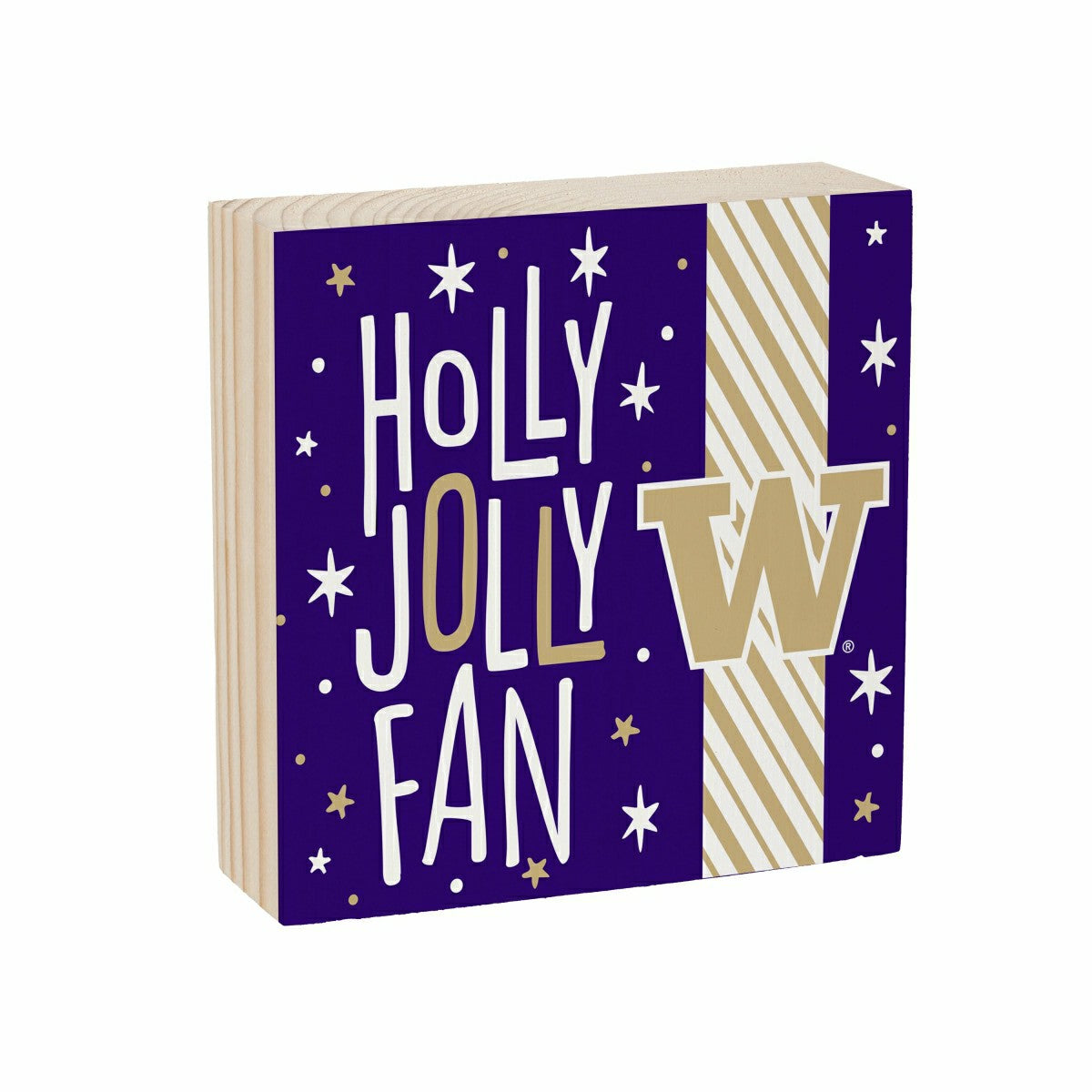 University of Washington Block, Holiday, 6x6 - Collegiate Home