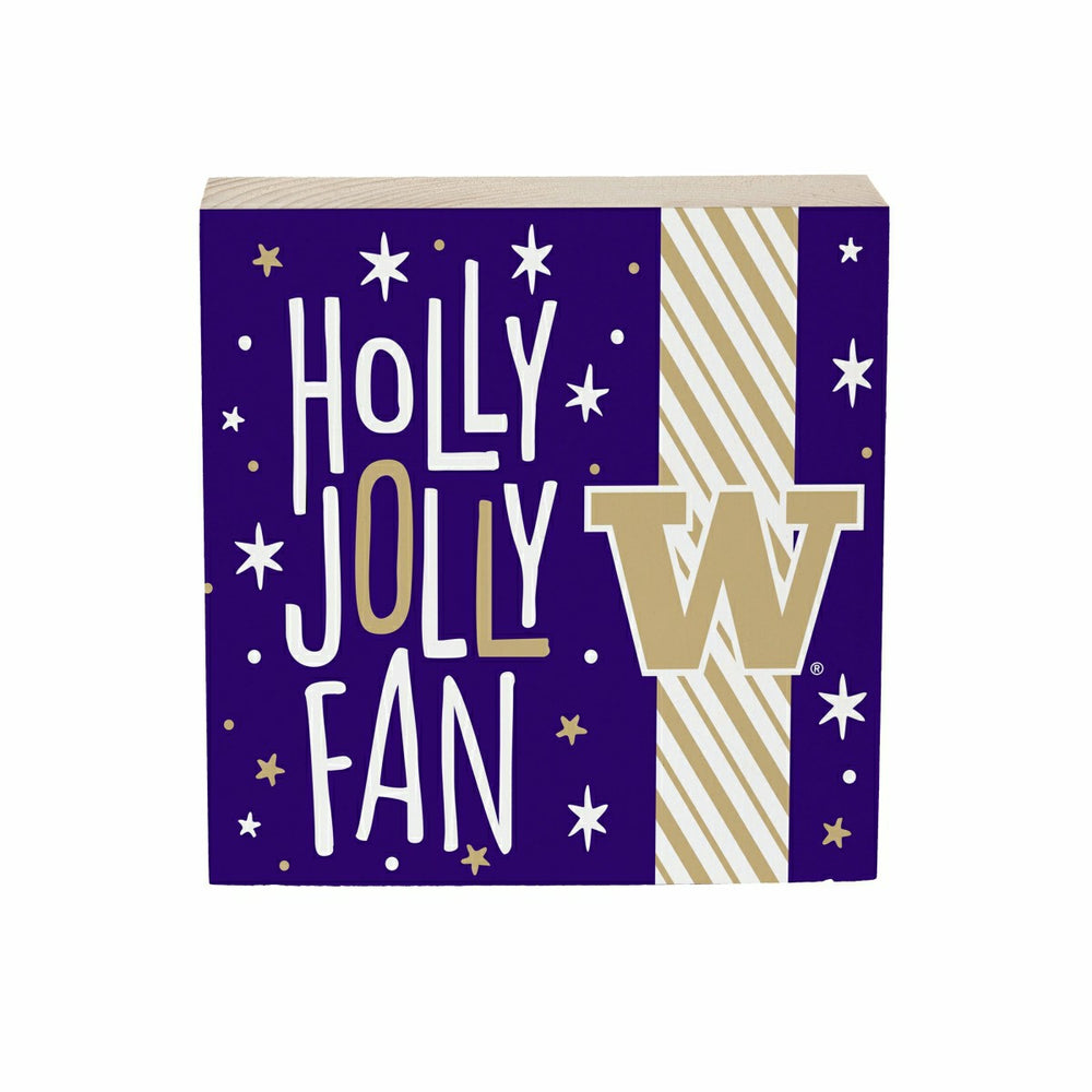 University of Washington Block, Holiday, 6x6 - Collegiate Home