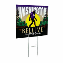 University of Washington Yard Sign, Bigfoot - Collegiate Home