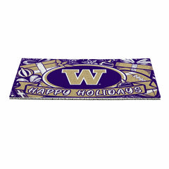 University of Washington Holiday PVC Mat, 28"x16" - Collegiate