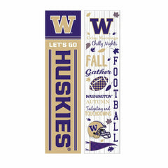 Universitiy of Washington 46" Double Sided Leaner, Fall Seasonal - Collegiate Home