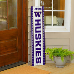 Universitiy of Washington 47" Double Sided Leaner, Christmas - Collegiate Home