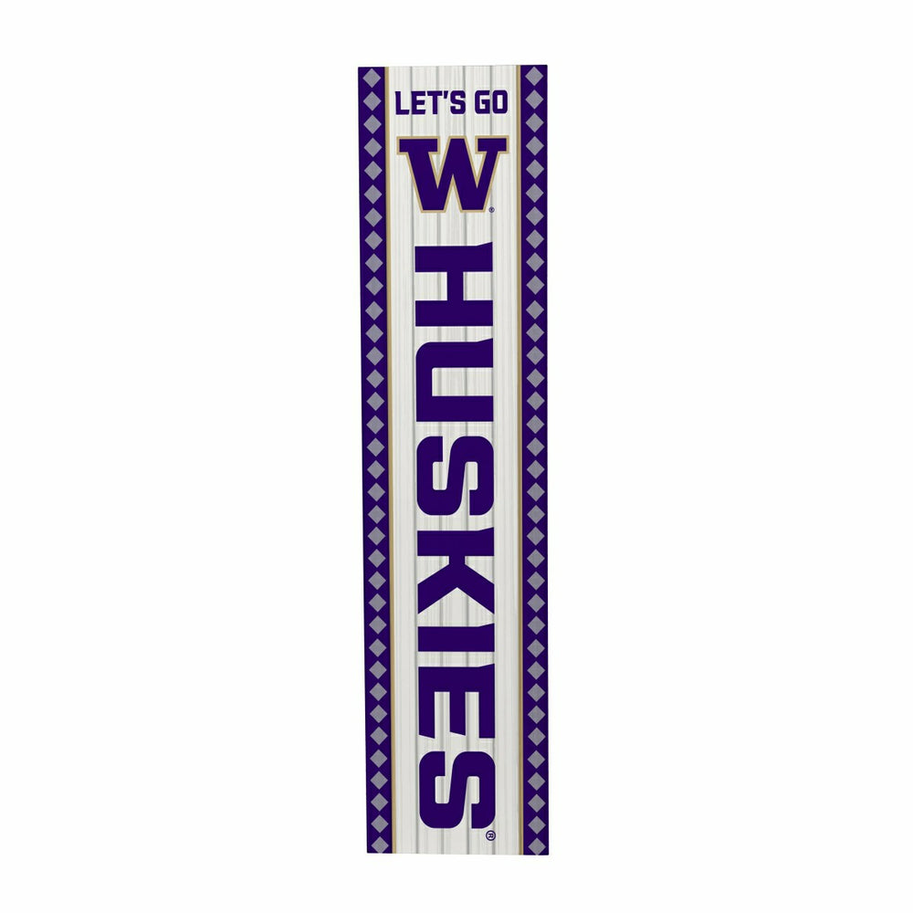 Universitiy of Washington 47" Double Sided Leaner, Christmas - Collegiate Home