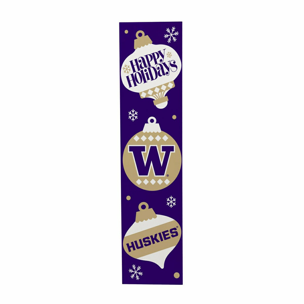 Universitiy of Washington 47" Double Sided Leaner, Christmas - Collegiate Home