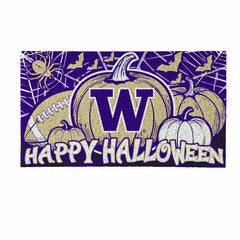 University of Washington Halloween PVC Mat, 28"x16" - Collegiate