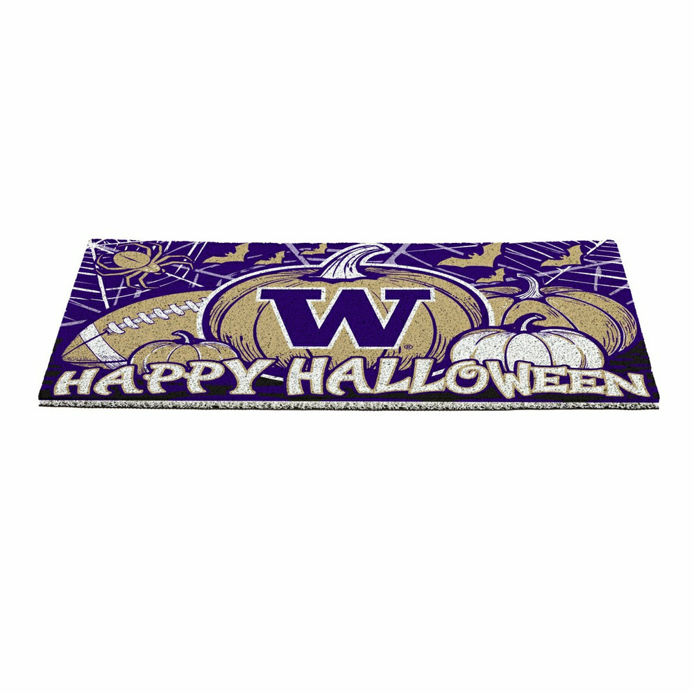 University of Washington Halloween PVC Mat, 28"x16" - Collegiate
