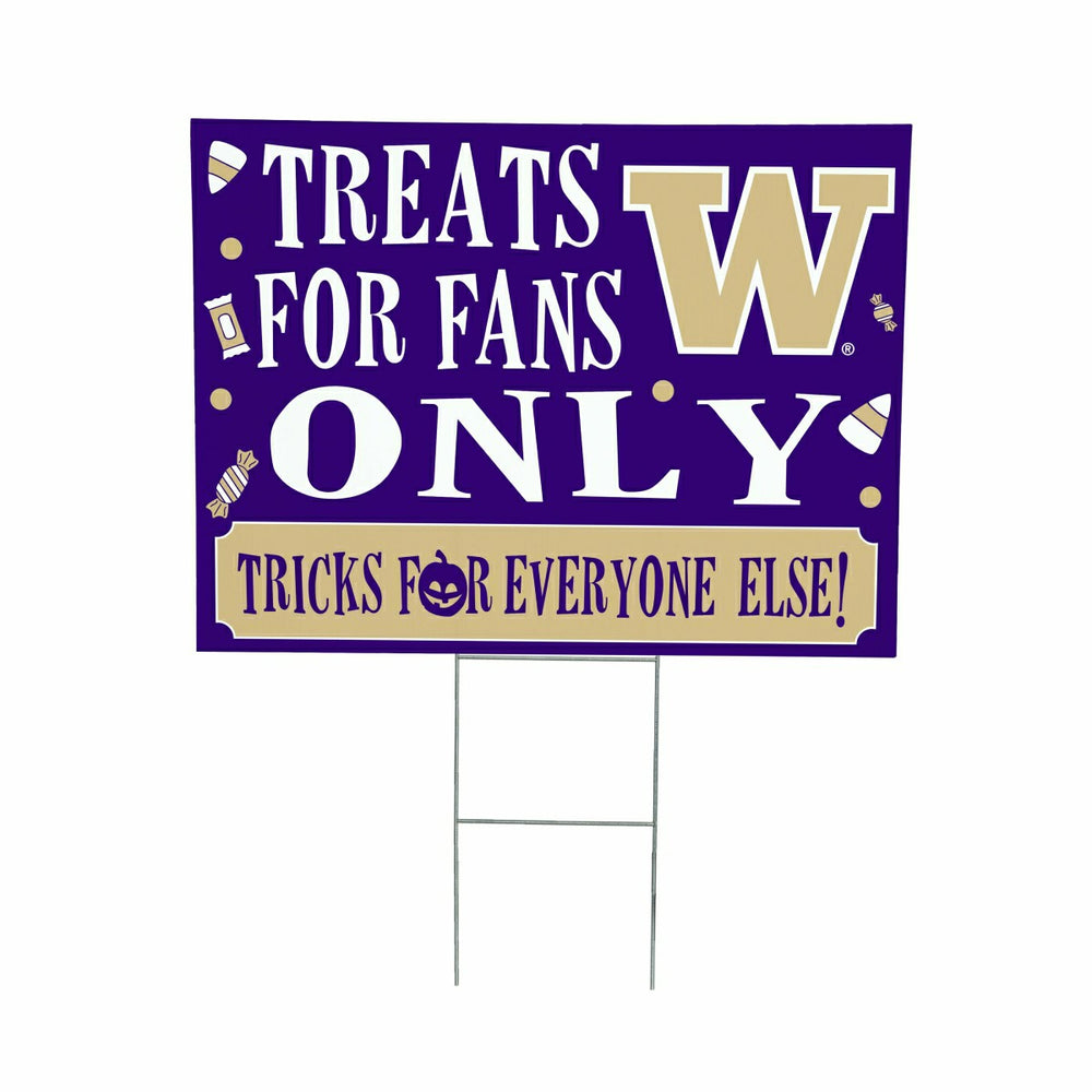 University of Washington Yard Sign, Halloween Treats for Fans - Collegiate Home