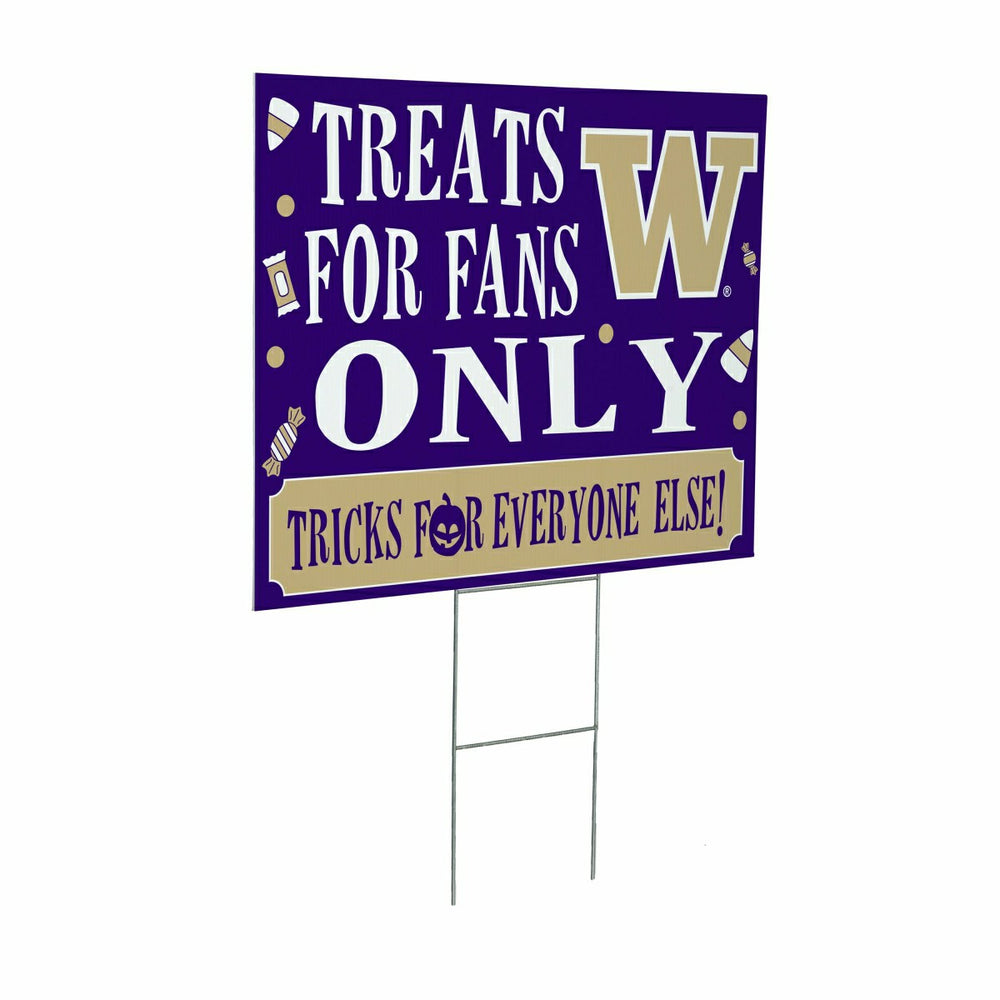 University of Washington Yard Sign, Halloween Treats for Fans - Collegiate Home