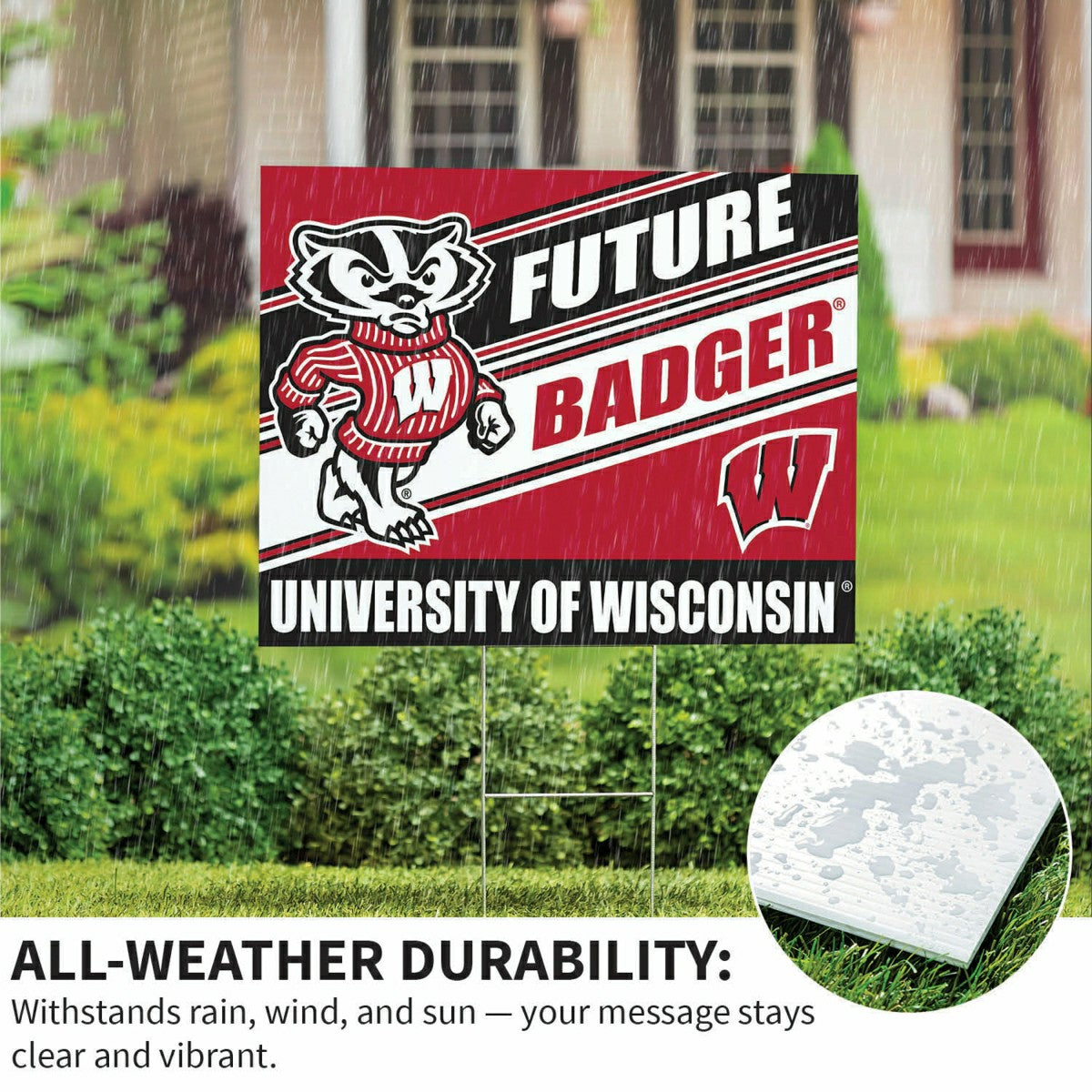 University of Wisconsin-Madison Coroplast Yard Sign, Future Student - Collegiate Home