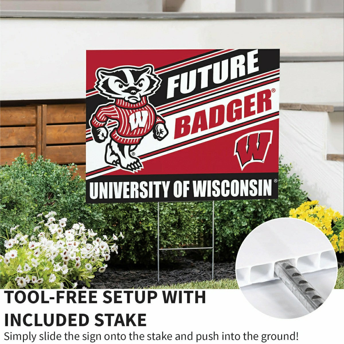 University of Wisconsin-Madison Coroplast Yard Sign, Future Student - Collegiate Home