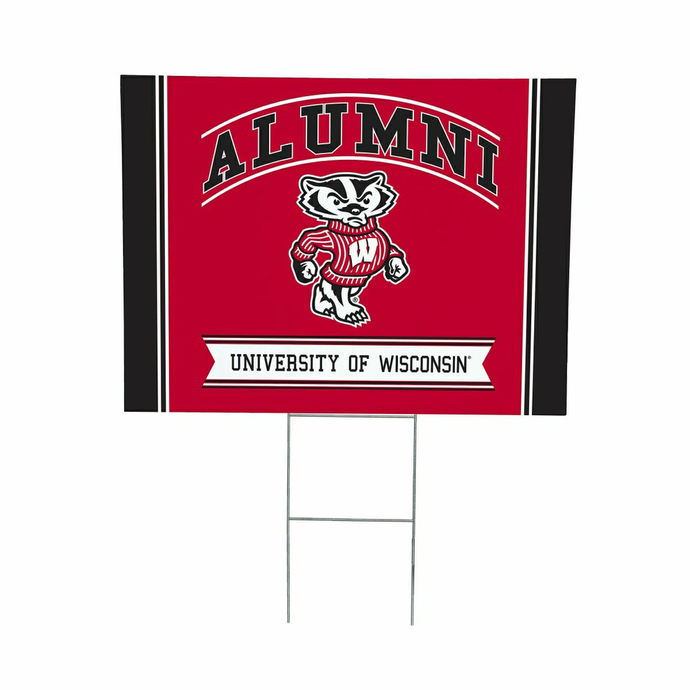 University of Wisconsin-Madison Coroplast Yard Sign Alumni - Collegiate Home