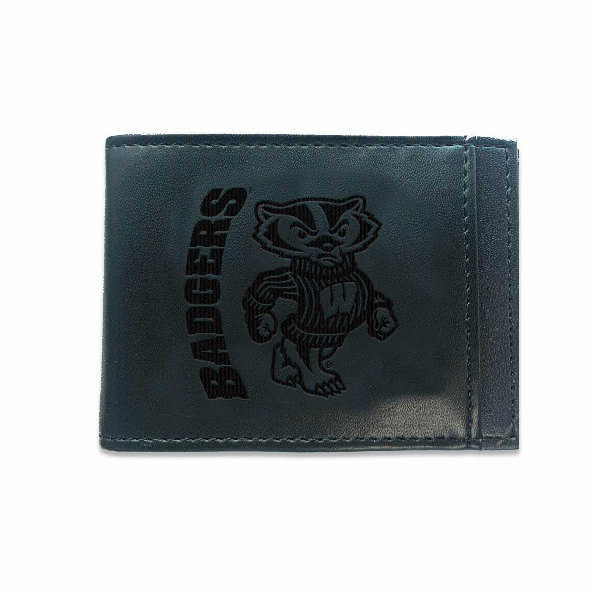 Front Pocket Wallet w/ RFID Blocking, University of Wisconsin-Madison, - Collegiate Home