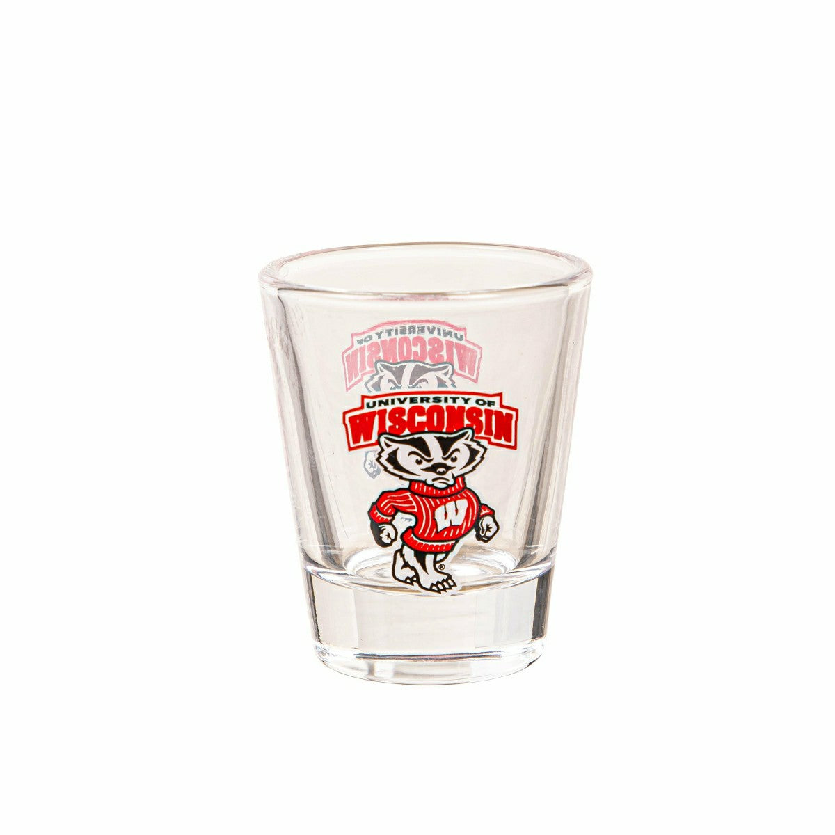 University of Wisconsin-Madison 4-Piece Ceramic and Glass 2oz. Shot Gl - Collegiate Home