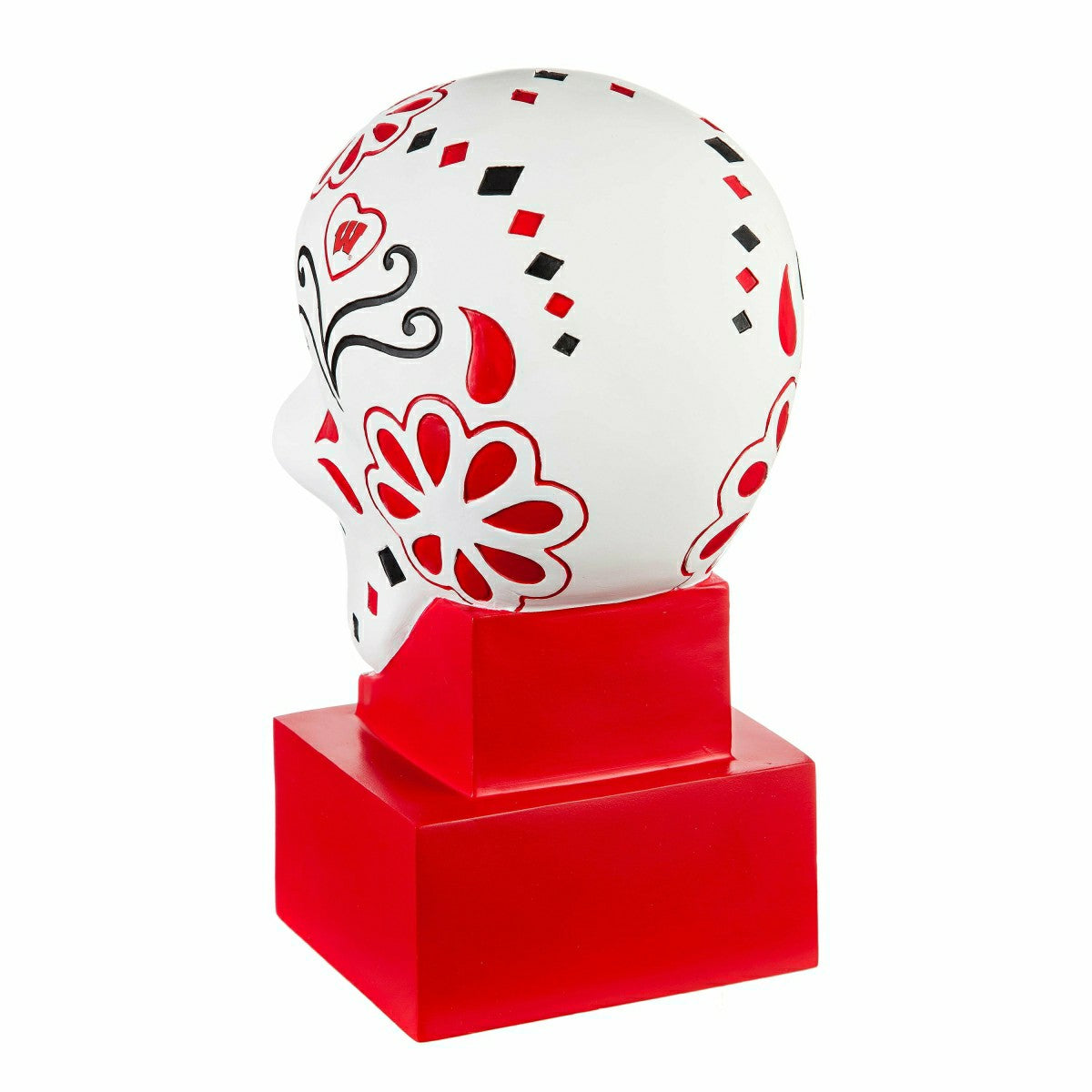 University of Wisconsin-Madison Sugar Skull Statue - Collegiate Home
