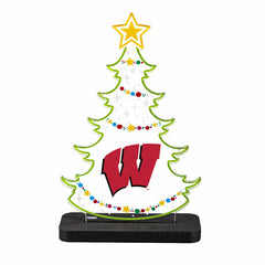 University of Wisconsin-Madison College Holiday Tree Desklite LED Deco - Collegiate Home