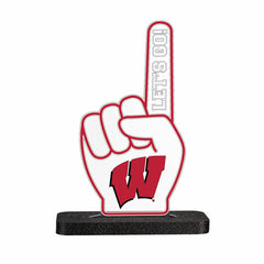 University of Wisconsin-Madison College Foam Finger Desklite LED Décor - Collegiate Home