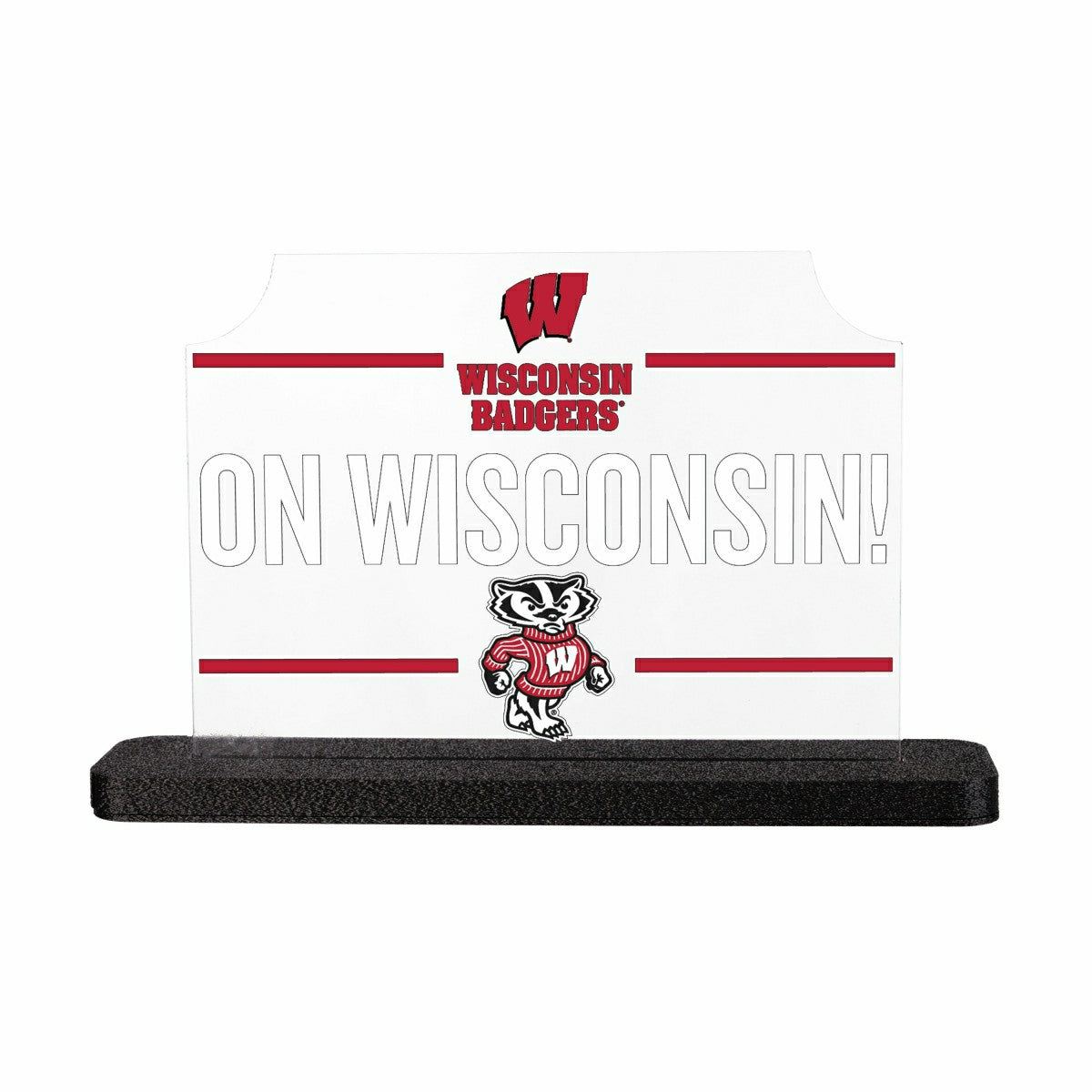 University of Wisconsin-Madison College Rectangle Desklite LED Décor - Collegiate Home