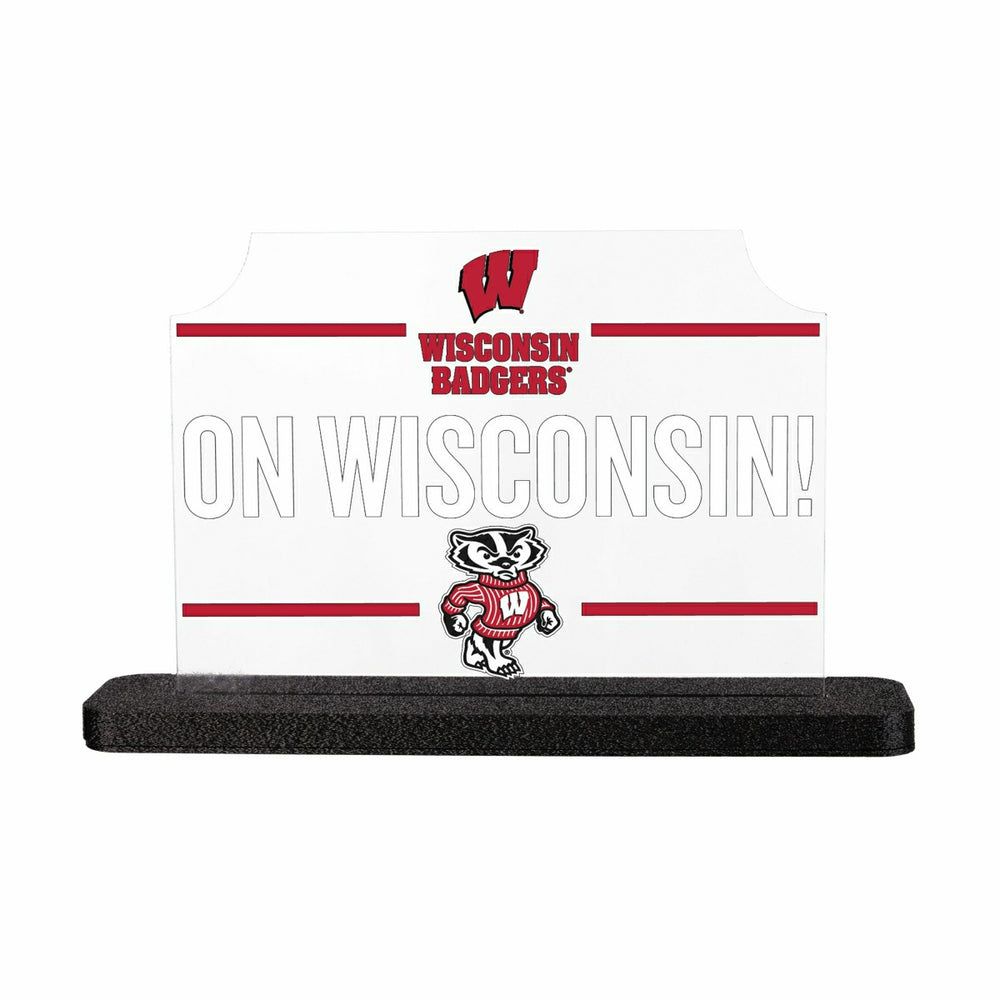 University of Wisconsin-Madison College Rectangle Desklite LED Décor - Collegiate Home
