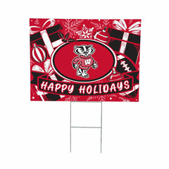 University of Wisconsin-Madison Yard Sign, Holiday - Collegiate Home