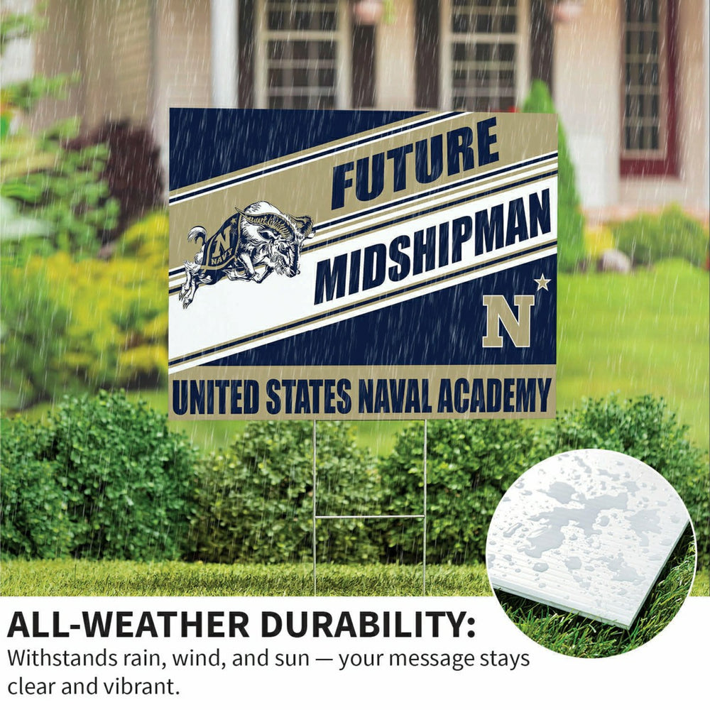 US Naval Academy Coroplast Yard Sign, Future Student - Collegiate Home