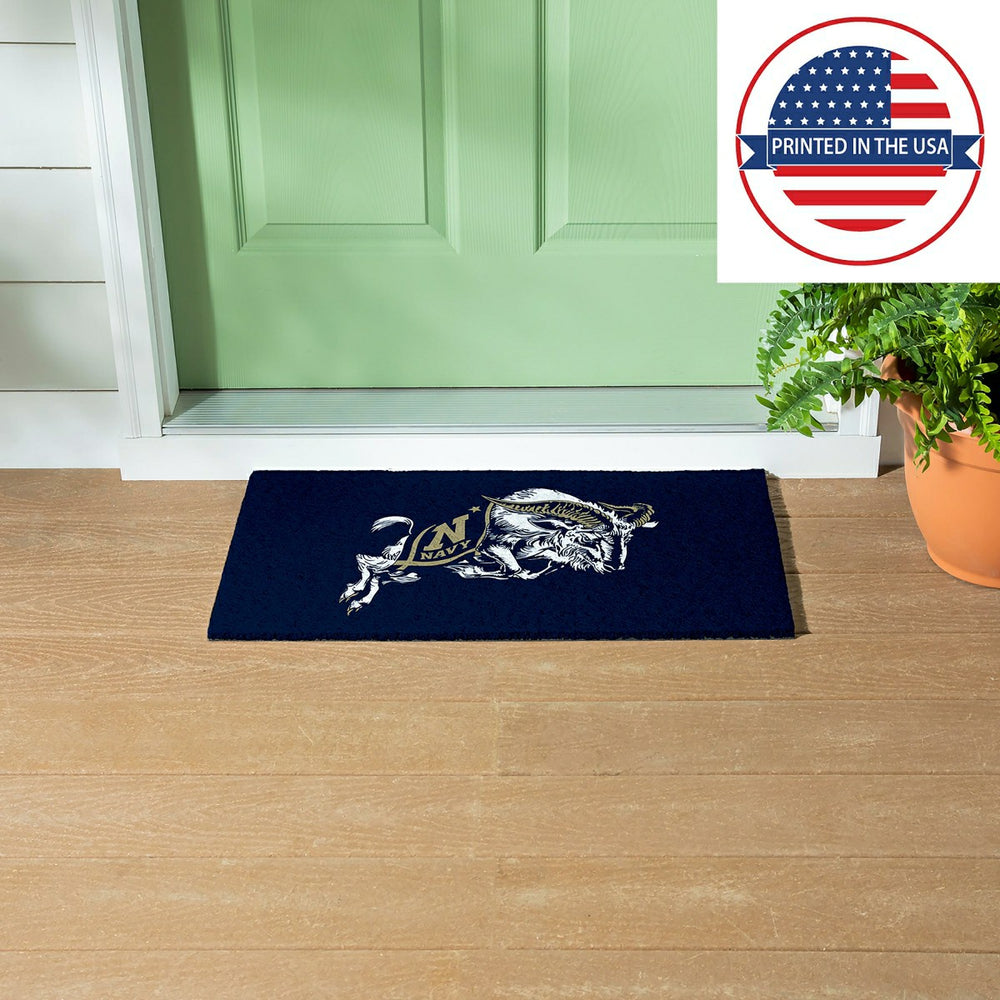 Full Color PVC Mat, 16" x 28", US Naval Academy - Collegiate