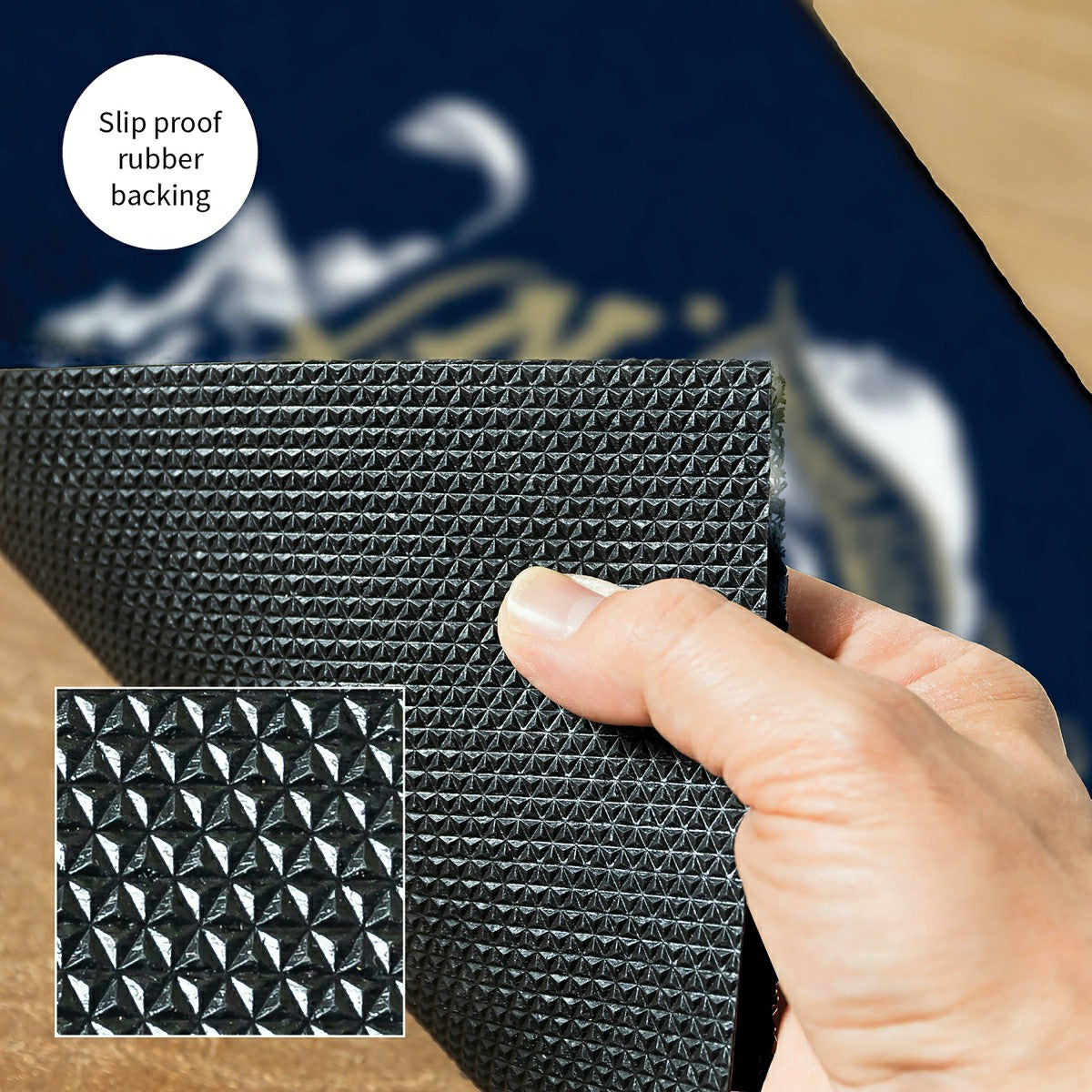 Full Color PVC Mat, 16" x 28", US Naval Academy - Collegiate