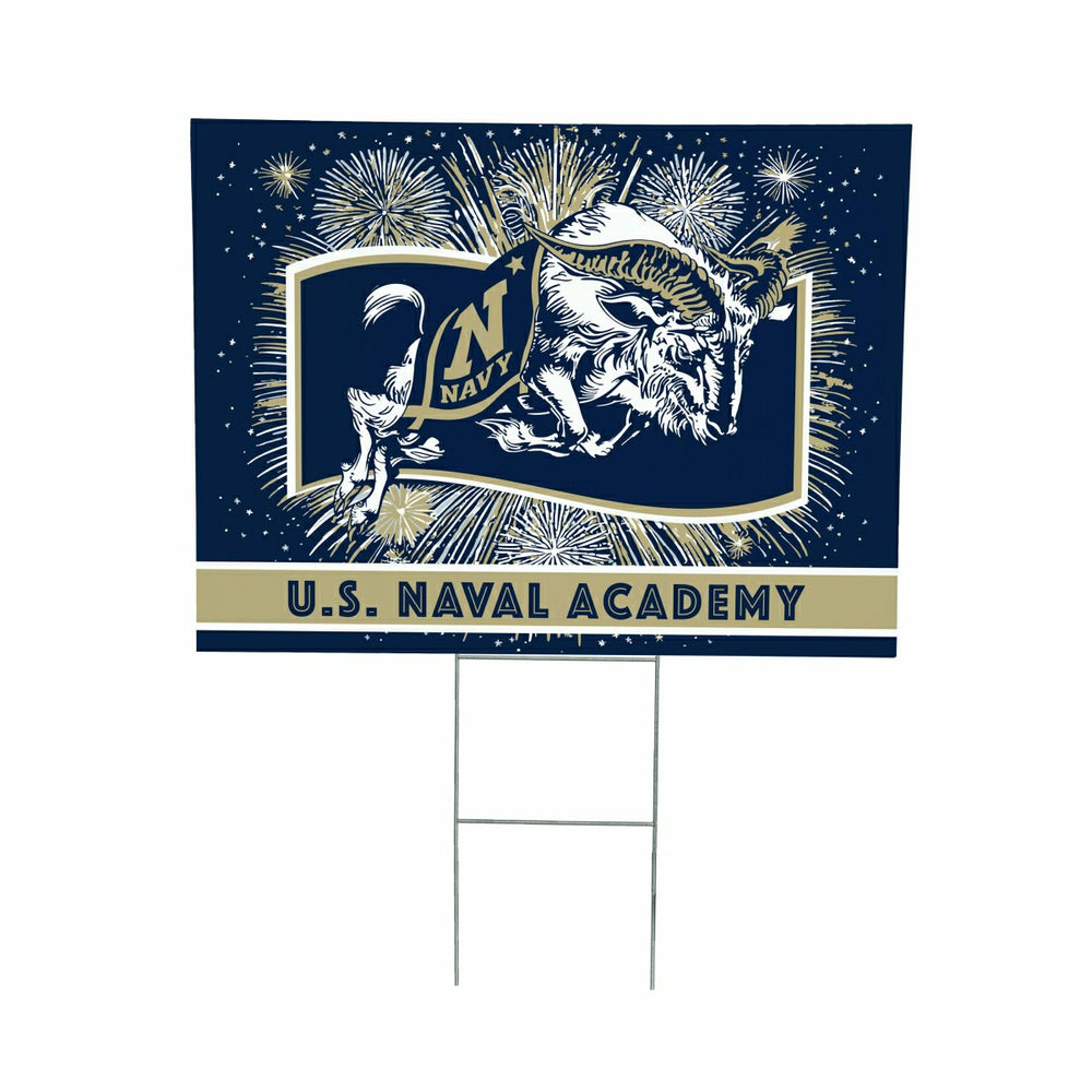 US Naval Academy Yard Sign, Patriotic - Collegiate Home