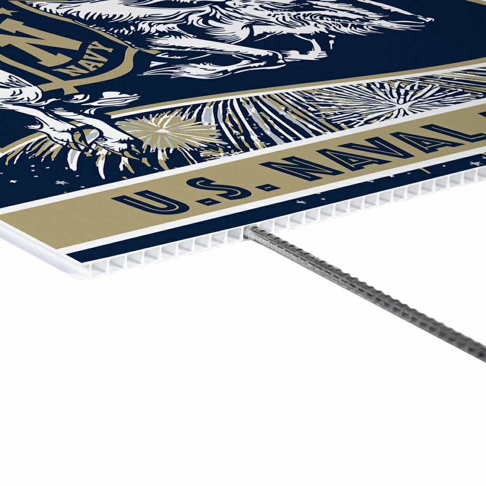 US Naval Academy Yard Sign, Patriotic - Collegiate Home
