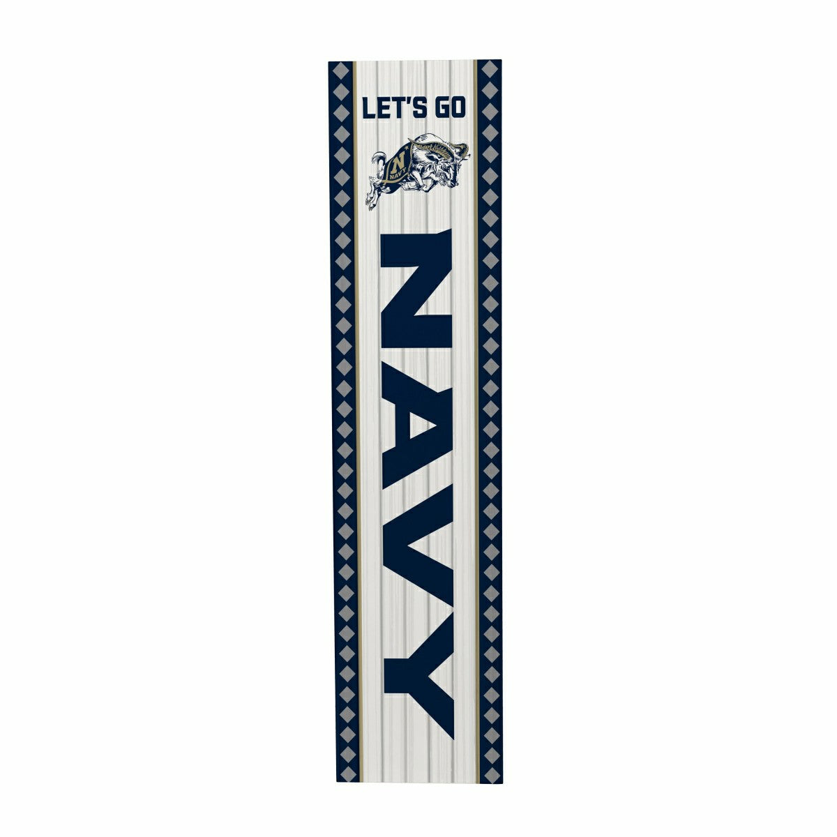 47" Double Sided Leaner, US Naval Academy, Christmas - Collegiate Home