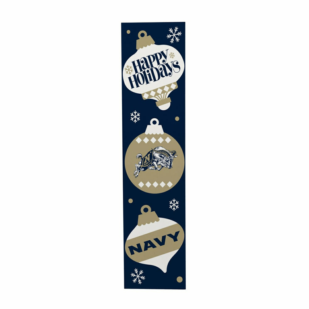47" Double Sided Leaner, US Naval Academy, Christmas - Collegiate Home