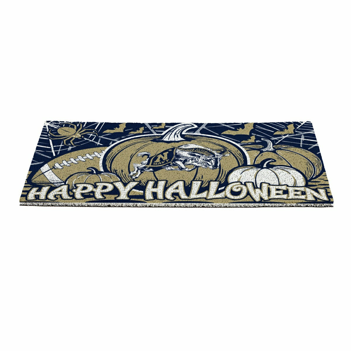 US Naval Academy Halloween PVC Mat, 28"x16" - Collegiate