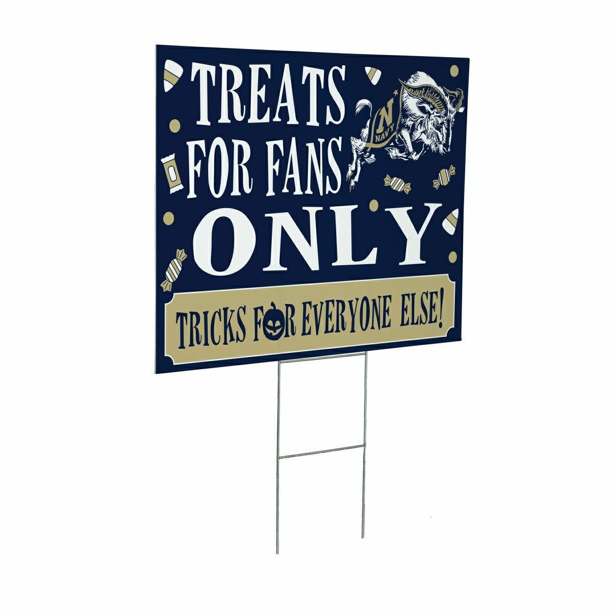 US Naval Academy Yard Sign, Halloween Treats for Fans - Collegiate Home